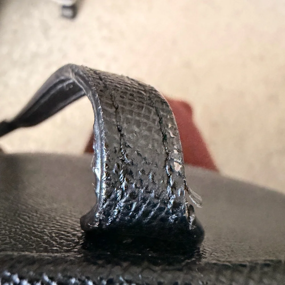 Coach Black Pebbled Leather Tote Bag